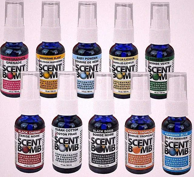 3 x Scent Bomb Spray Auto Home Lufterfrischer Freshner Duft - DUFT WÄHLBAR