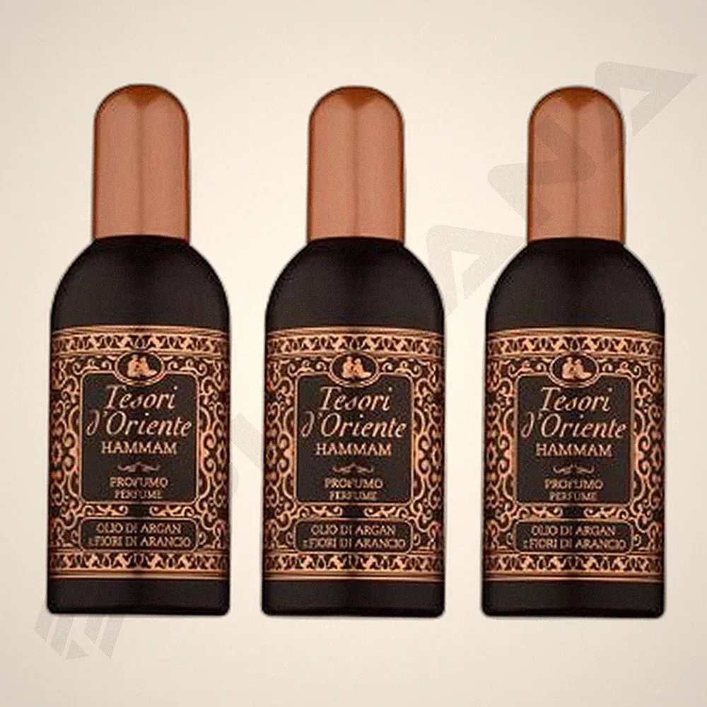 3 x Tesori d´Oriente HAMMAM Parfum Eau de Toilette 100ml