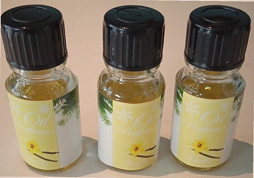 30 ml Duftöl Vanille in 3 x 10 ml Fläschchen, Aromaöl, Parfümöl für Duftlampen