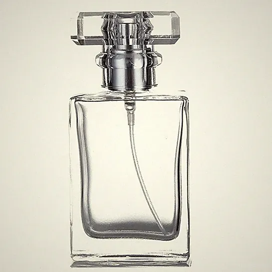30 ml leere Glas Parfüm Sprühflasche Zerstäuber nachfüllbar klar rechteckig