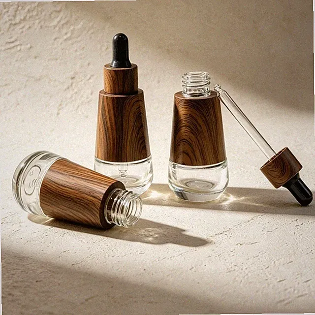30ml Glas Pipette Tropfflasche Öle Parfüm Aromatherapie Ohr Augentropfen leer
