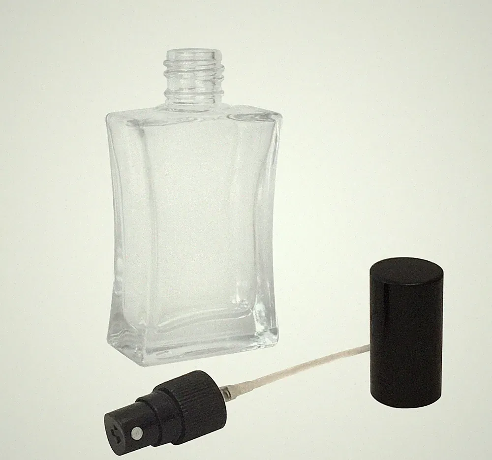 30ml Parfum Flakon LEER GLAS Flasche + Pumpe NEU Parfüm-Zerstäuber Parfumflasche