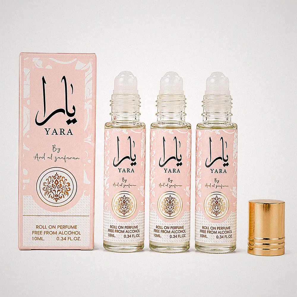 *3er PACK* Yara Parfüm Roll-On 10 ml Parfüm Öl süß, cremig blumig orient Lattafa