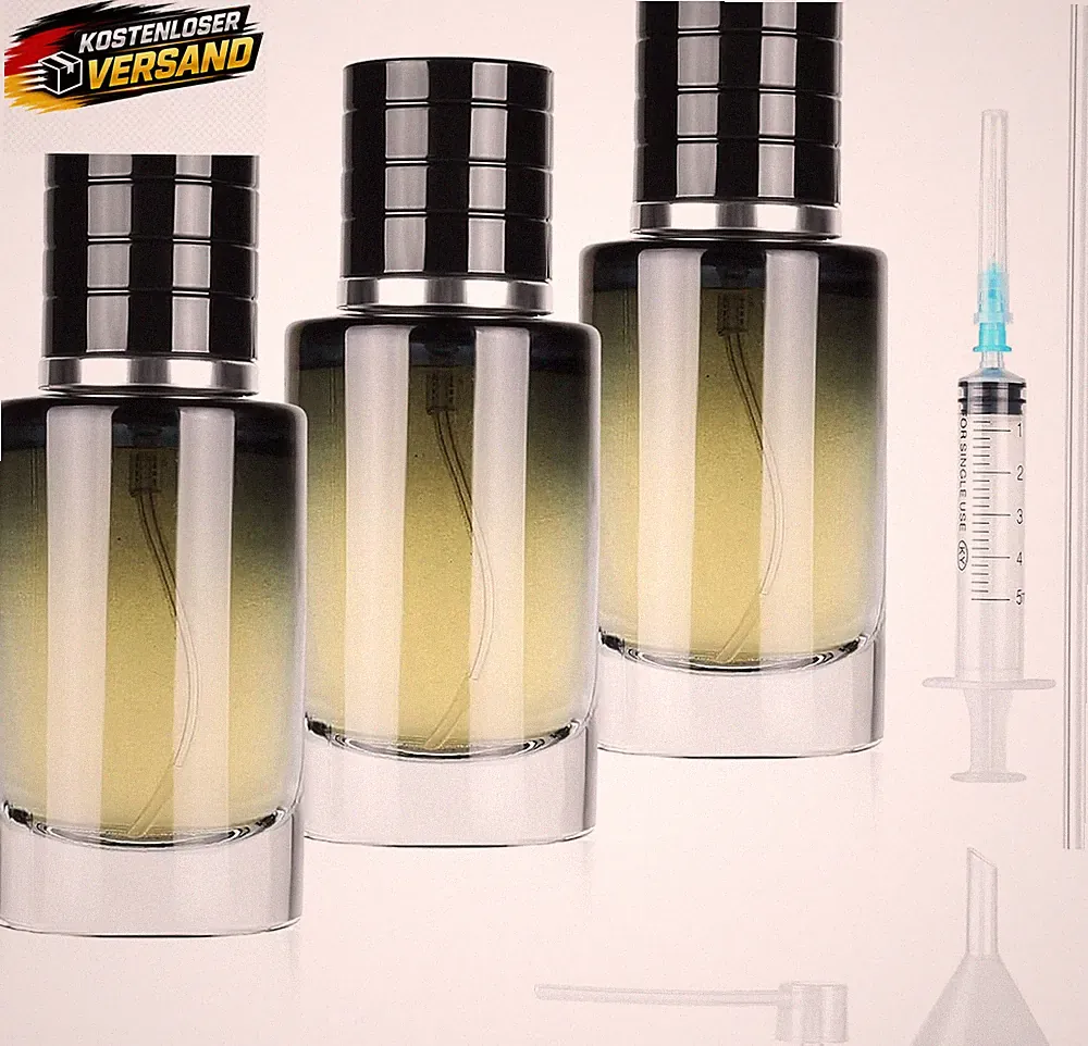 3er Set Parfümzerstäuber 30ml Kristallglas wiederverwendbar Reiseflaschen für Da