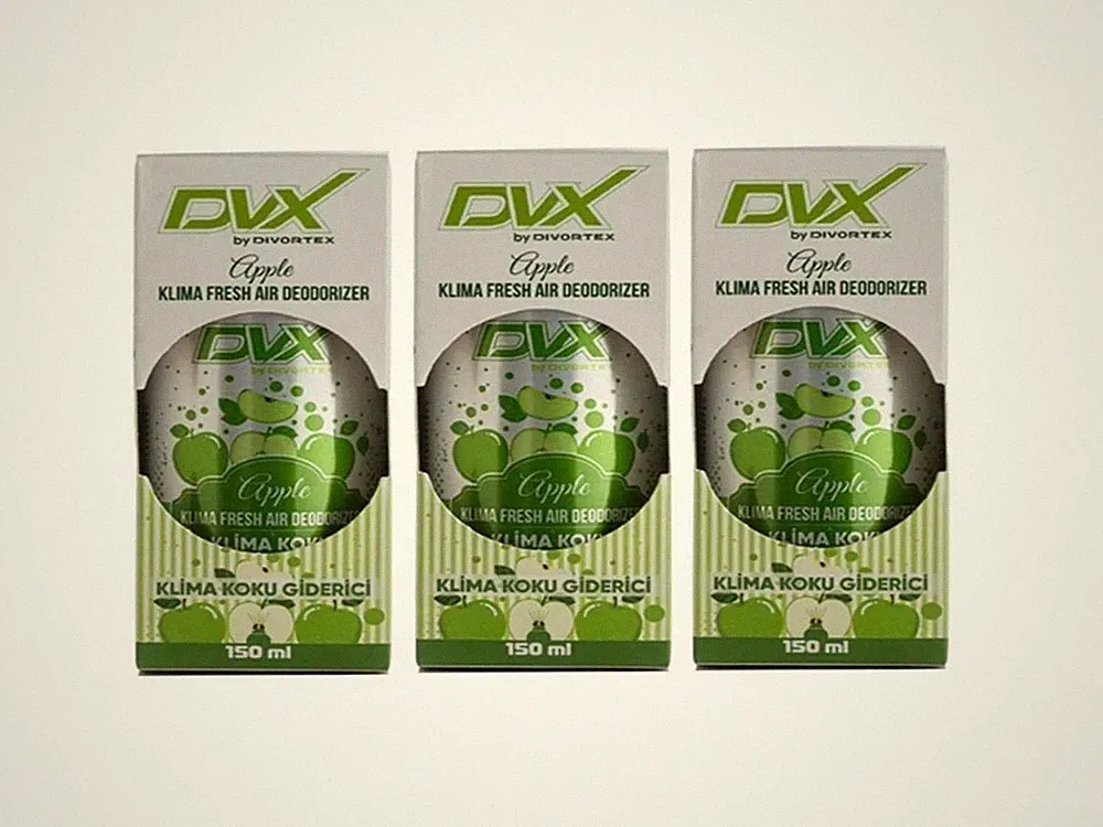 3x 150ml Klimaanlagenreiniger Lufterfrischer Apfel Geruchsentferner Auto Hygiene