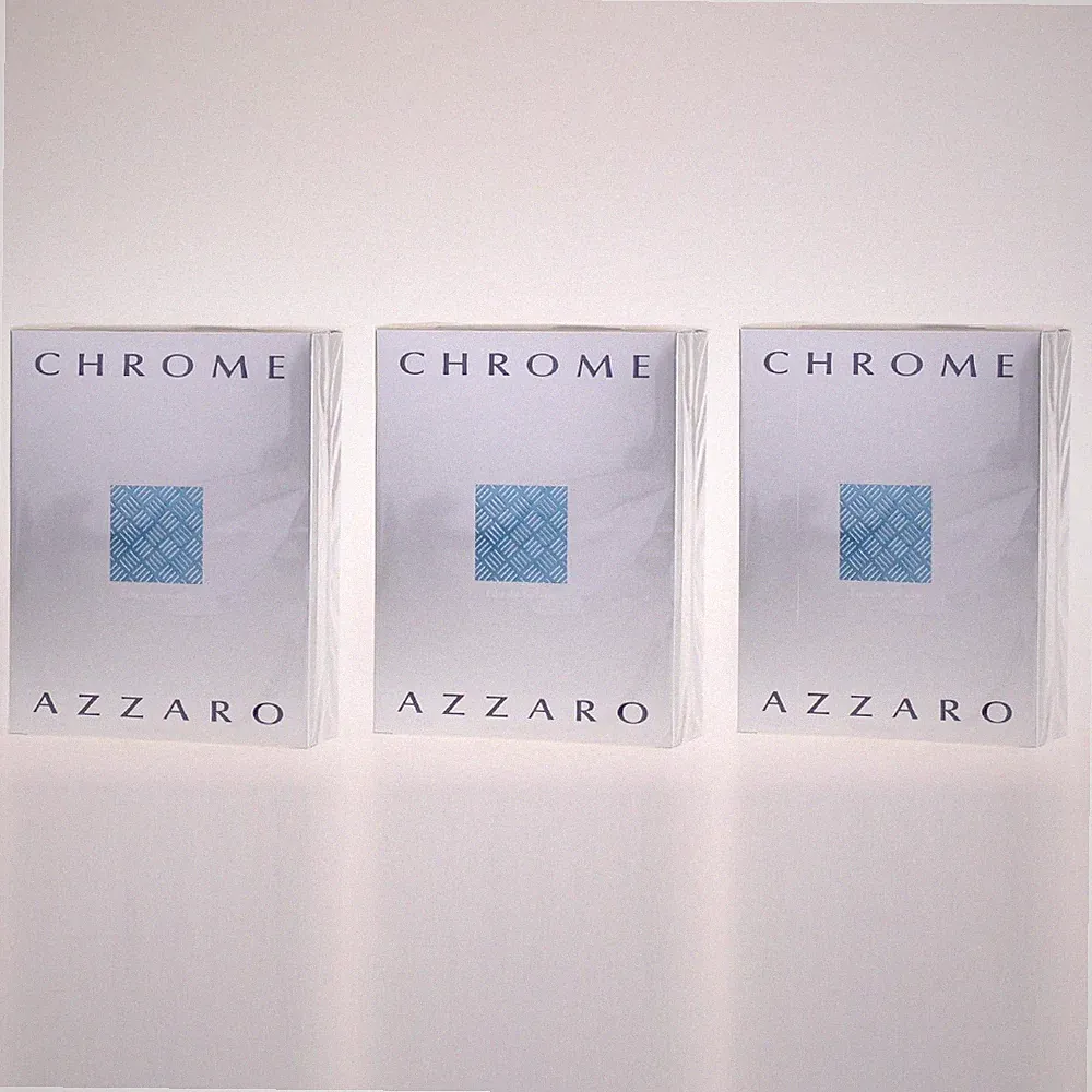 3x Azzaro Chrome EDT 200ml