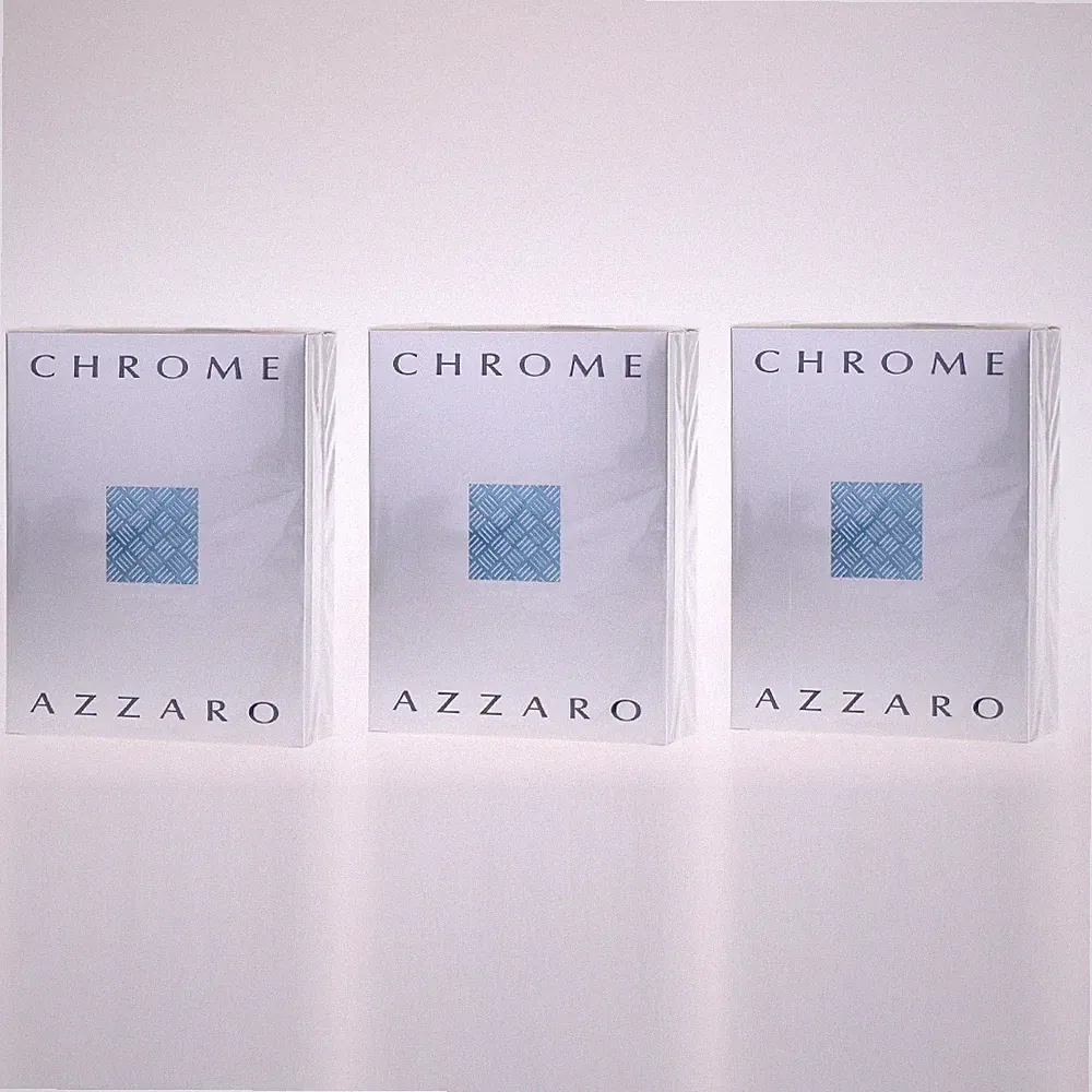 3x Azzaro Chrome EDT 200ml