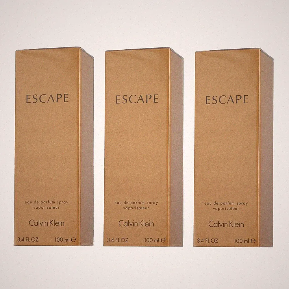 3x Calvin Klein Escape EDP 100ml