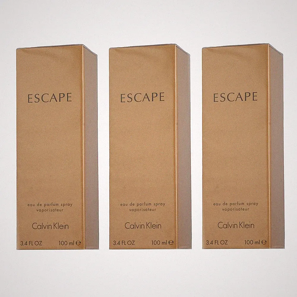 3x Calvin Klein Escape EDP 100ml