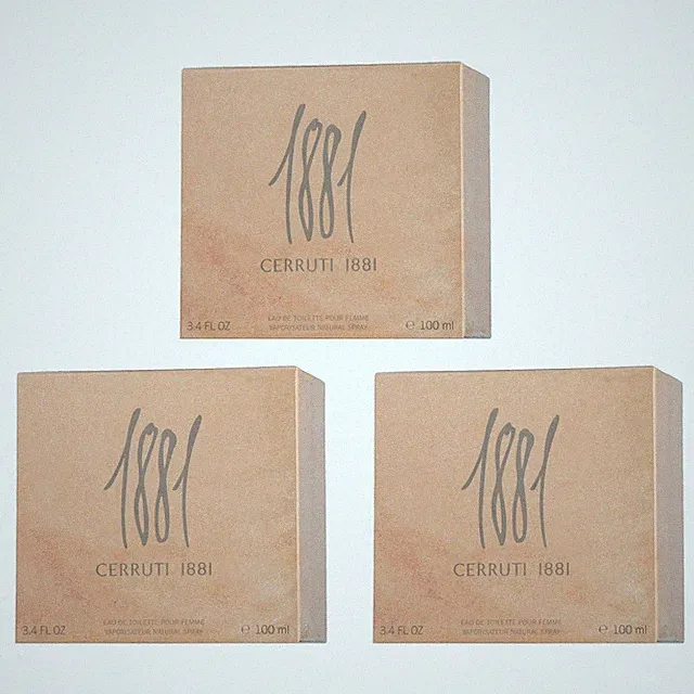 3x Cerruti 1881 pour Femme EDT 100ml