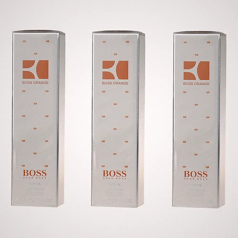 3x Hugo Boss Boss Orange Woman EDT 75ml