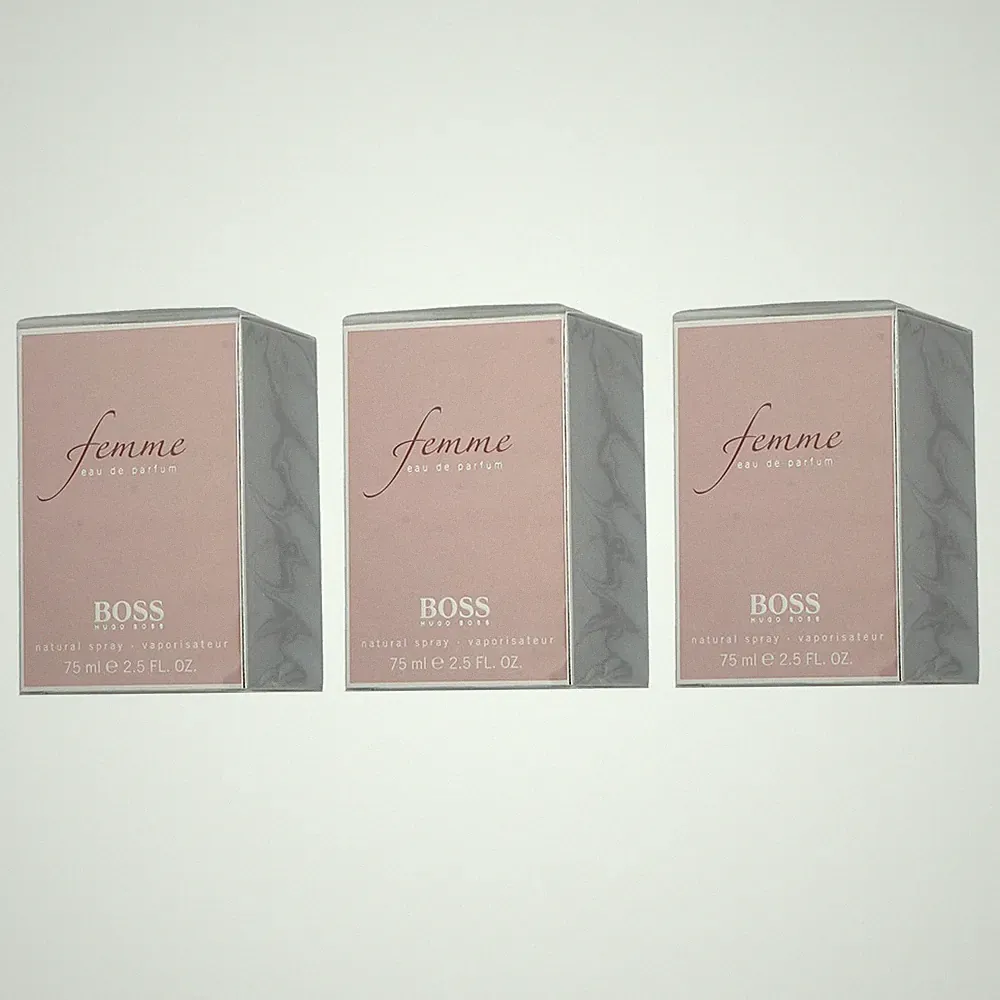 3x Hugo Boss Femme by Boss Classic EDP 75ml