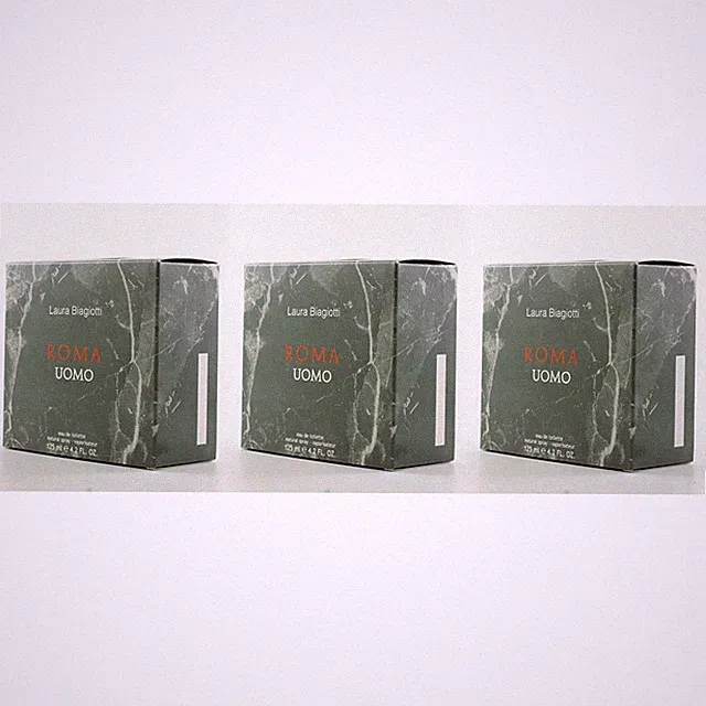 3x Laura Biagiotti Roma Uomo EDT 125ml