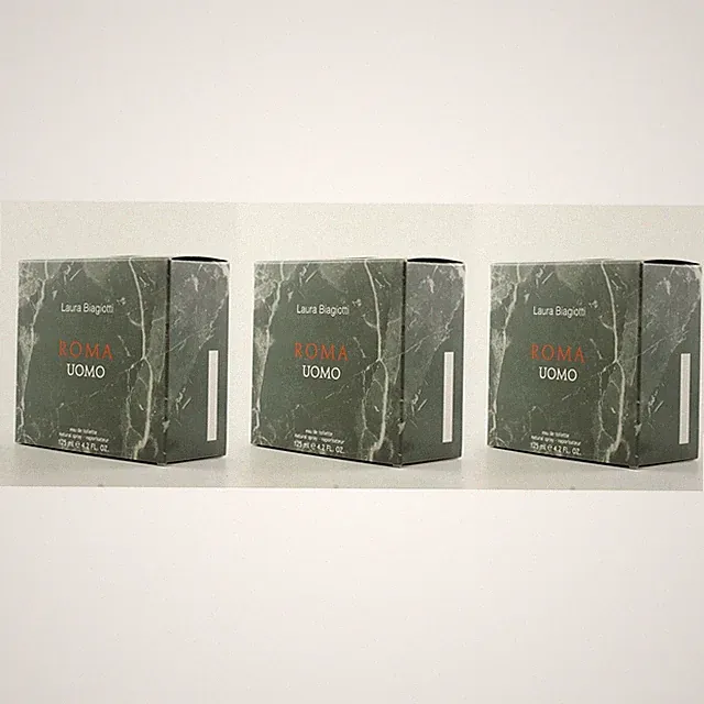 3x Laura Biagiotti Roma Uomo EDT 125ml