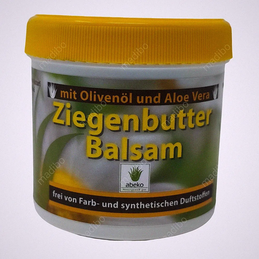 4,98 Euro pro 100ml abeko Ziegenbutter Balsam mit Aloe Vera und Olivenöl 200 ml