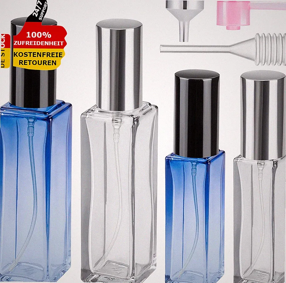 4 PCs Glas Parfüm Abfüller 10Ml/20Ml Parfümzerstäuber Nachfüllbar Sprühflasche
