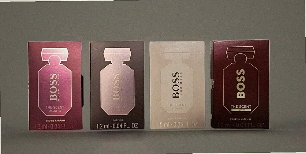 4 Proben Hugo Boss The Scent For Her Elixir Magnetic Le Parfum