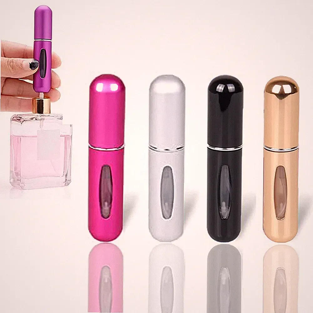 4 Stück 5ml Parfümzerstäuber,Parfümzerstäuber Nachfüllbar,Mini Parfümflasche...