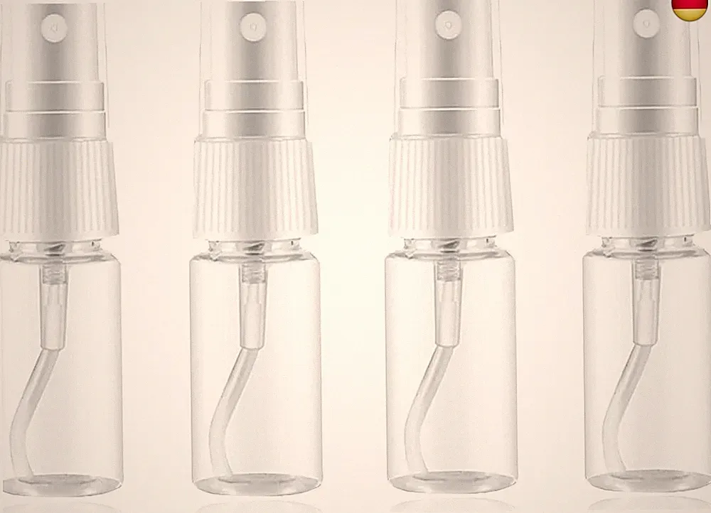 4 Stück Sprühflaschen Kleine, 15ml Tragbares Plastik mini Sprühflasche, Re