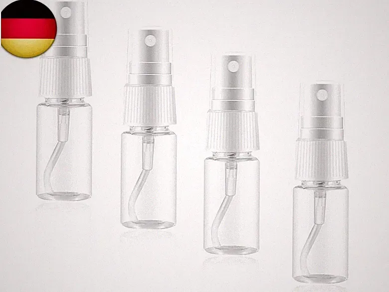 4 Stück Sprühflaschen Kleine, 20ml Tragbares Plastik mini Sprühflasche, Re