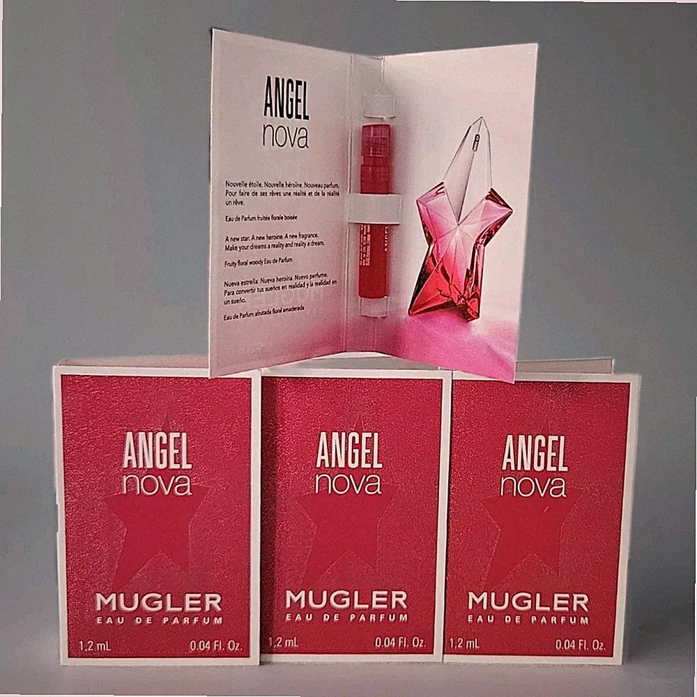 4 x 1,2 ml Mugler Angel Nova 4,8 ml Eau De Parfum Spray Proben