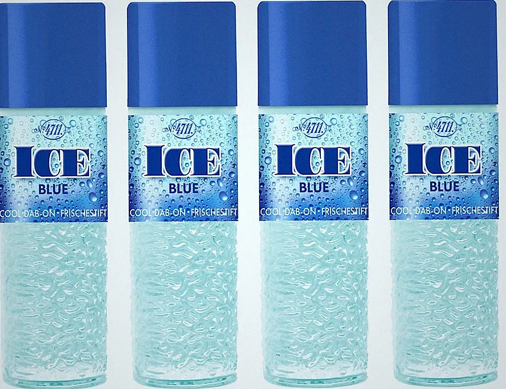 ✅4711 ICE BLUE Cool Dab-On Frischesti fruchtig zitirisch Cooling Effekt 4x 40ml✅