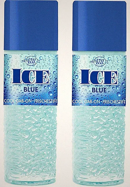 4711 ICE BLUE Cool Dab-On Frischestift 2x 40ml fruchtig zitirisch Cooling Effekt