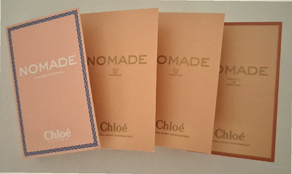 4x 1,2ml Damen Parfüm Proben Nomade Eau de Parfum EDP Adventskalender NEU