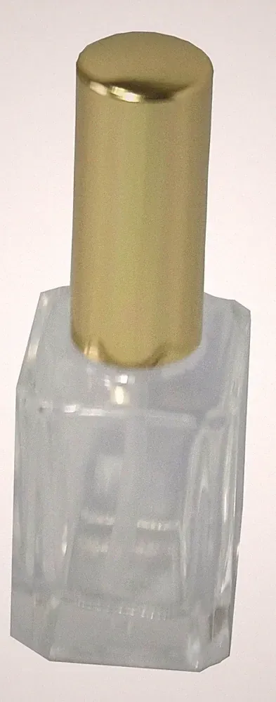 5 Flakon 15 ml Saida mit Zerstäuberpumpe und Kappe gold Parfümflakon Flacon leer