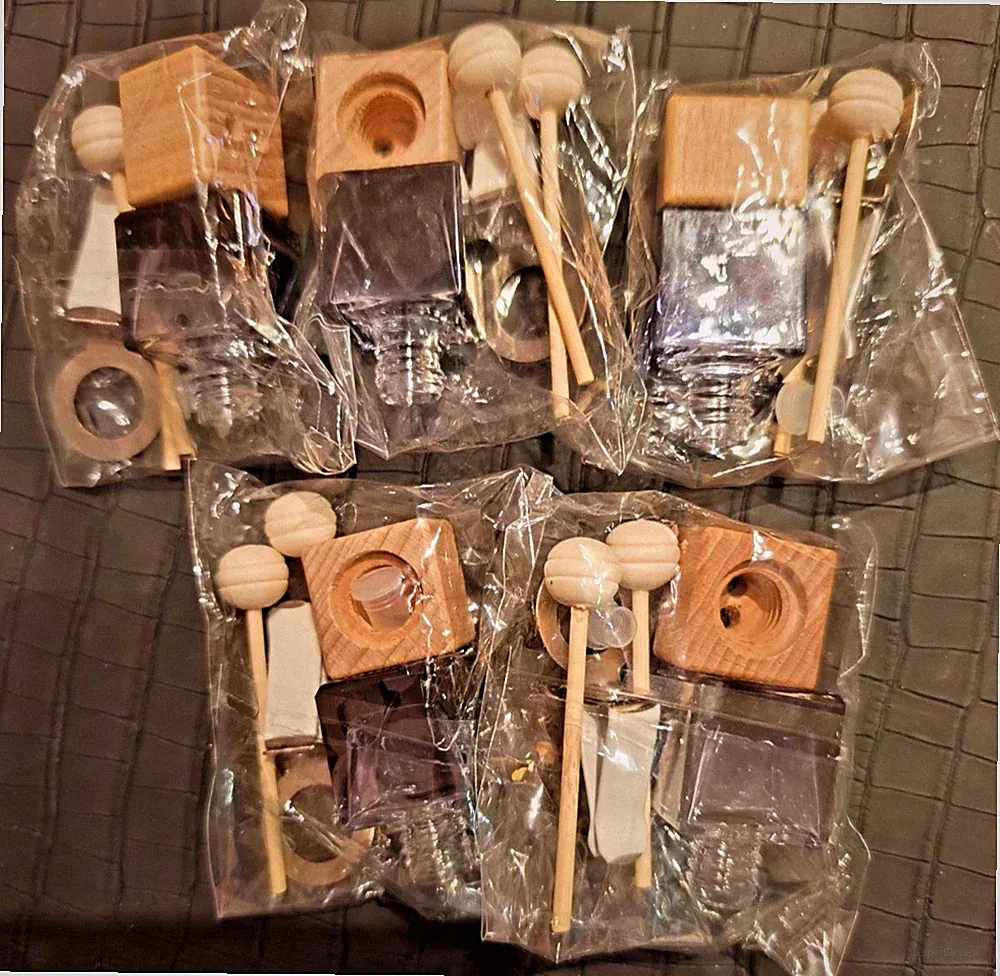 5 x nachfüllbare Parfümflaschen Flaschen Autozubehör Diffusor für Zuhause