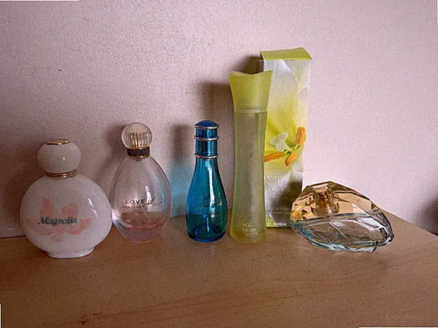 5 x Restposten leere Parfum Flakons jlo davidoff cool water lovely magnolia du lys