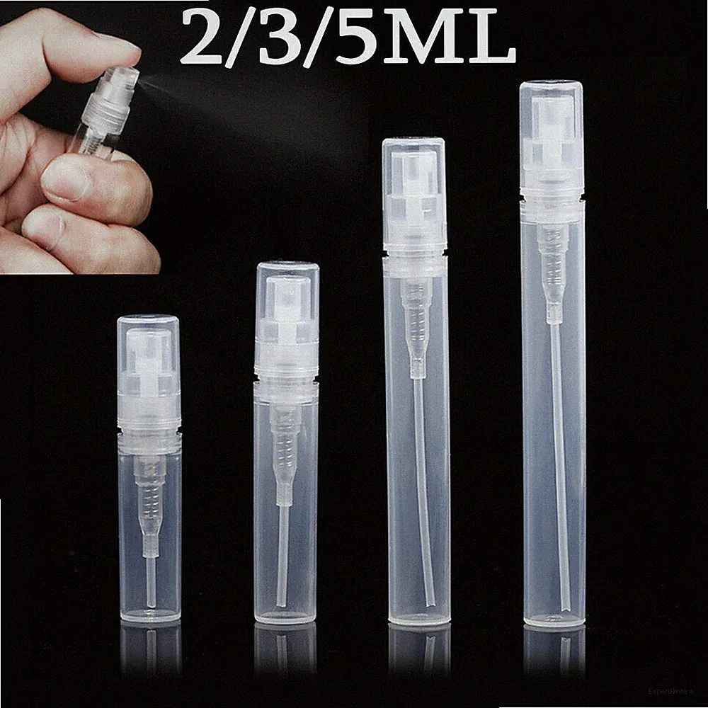 50-100Stück Kunststoff Nebelzerstäuber Flasche Parfüm Container Probe Jar Topf