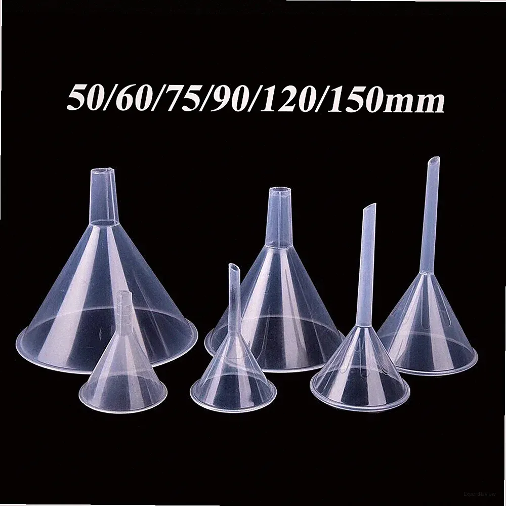 50-150mm Klein Kunststoff für Parfüm Diffusor Flasche Flüssig Öl Trichter Labor