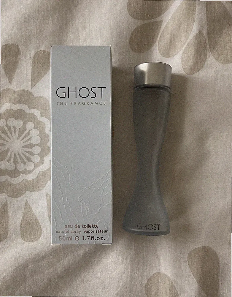 50 ml Ghost "The Fragrance" LEER Eau De Toilette Sprühflakon mit Karton sehr guter Zustand