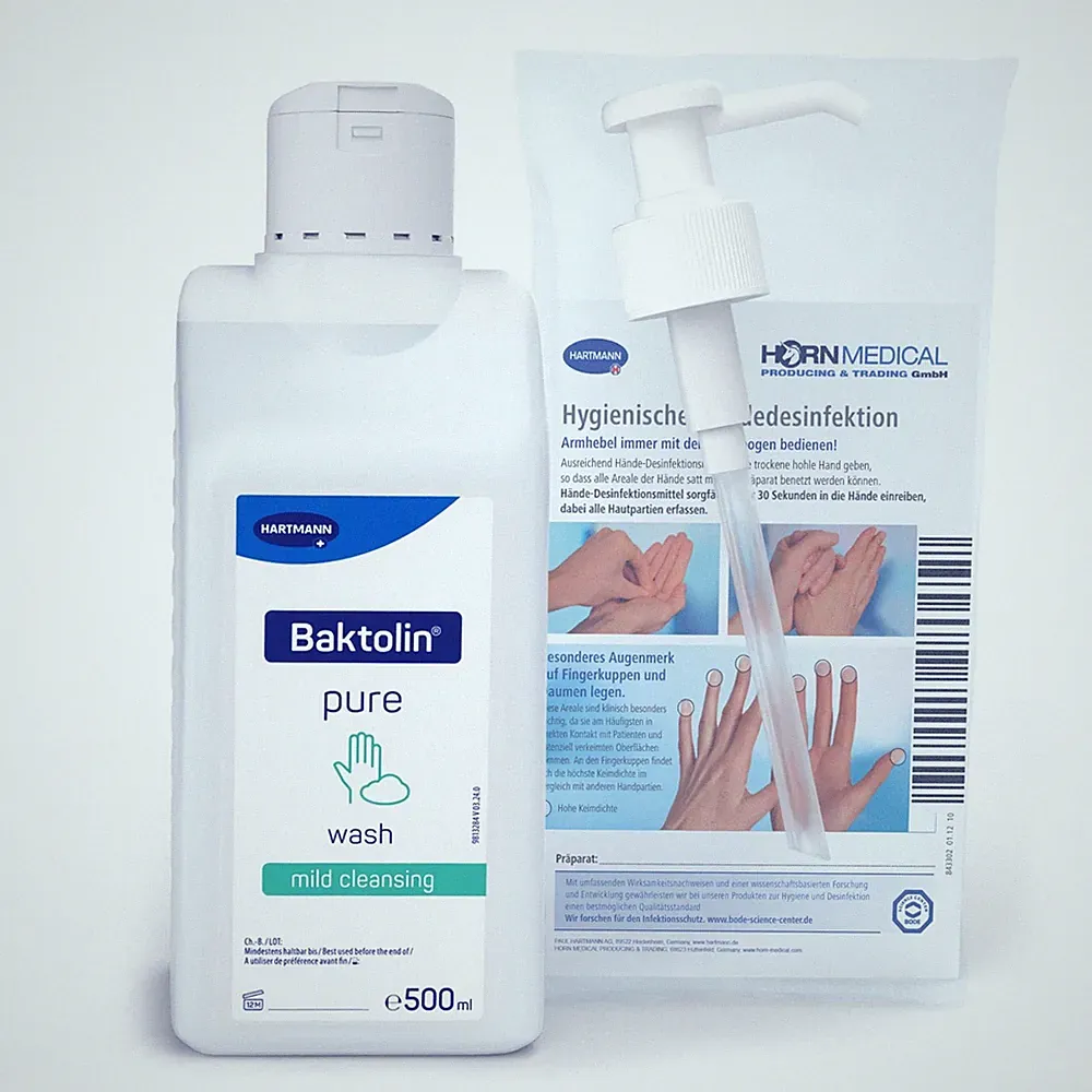 500ml Baktolin pure parfüm- und farbstoffreie Waschlotion mit Dosierpumpe