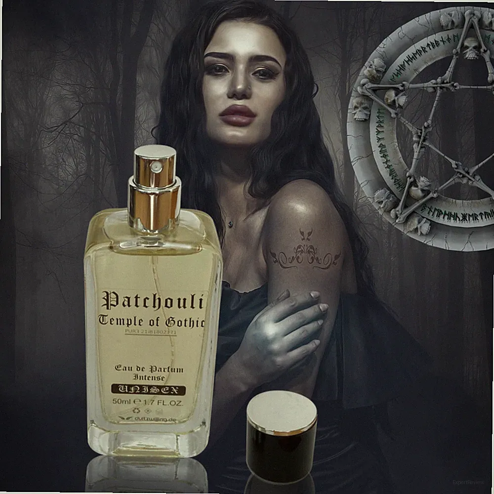 50ml Patchouli Duft TEMPLE OF GOTHIC Eau de Parfum Spray EdP UNISEX Patschuli