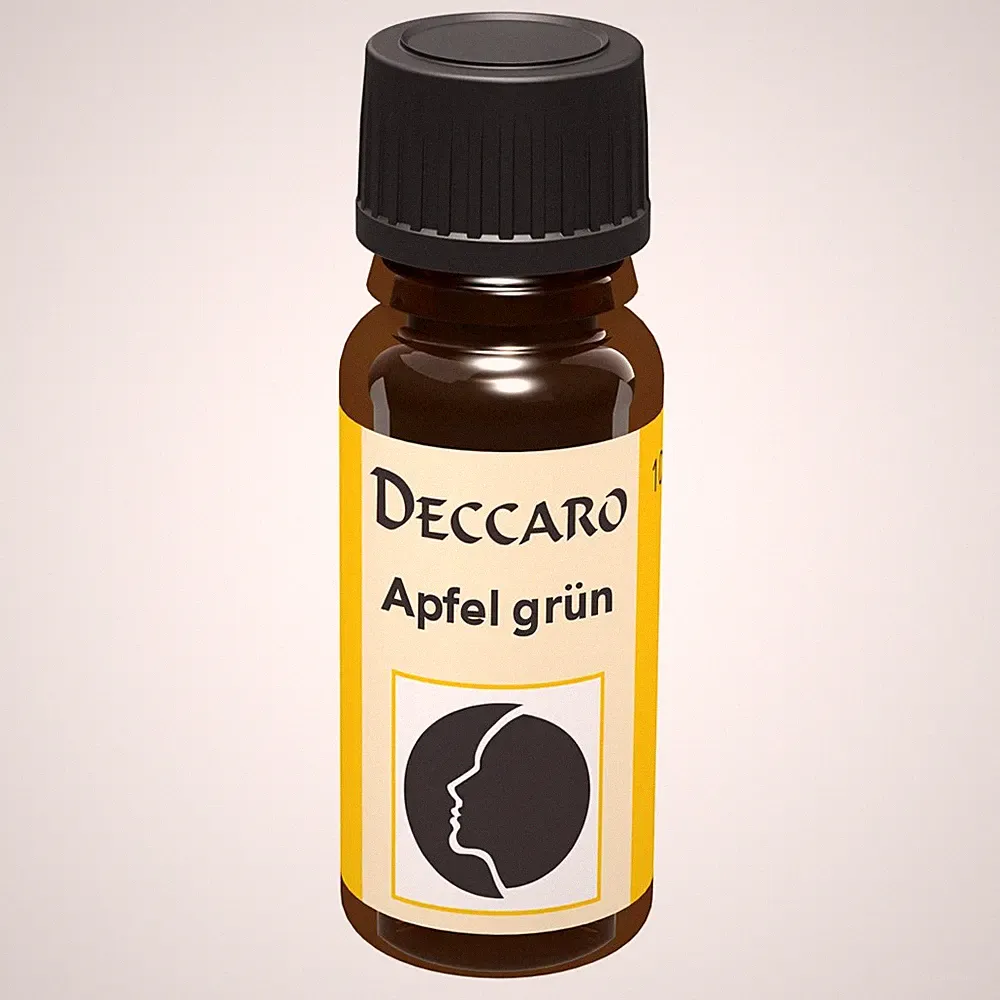 (595 EUR/l) DECCARO Aromaöl "Apfel grün" 10 ml Parfümöl Duftöl Raumduft