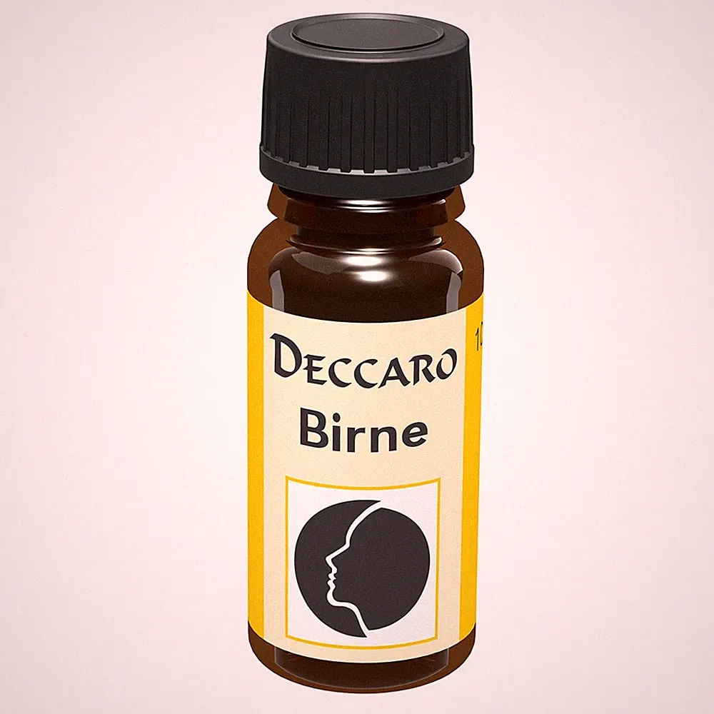 (595 EUR/l) DECCARO Aromaöl "Birne" 10 ml Parfümöl Duftöl Raumduft