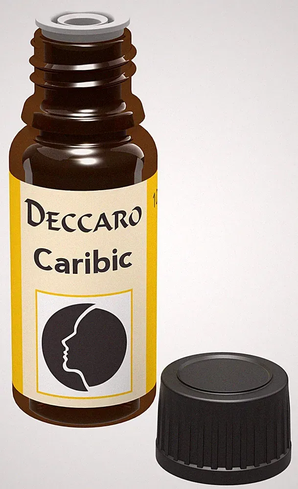 (595 EUR/l) DECCARO Aromaöl "Caribic" 10 ml Parfümöl Duftöl Raumduft