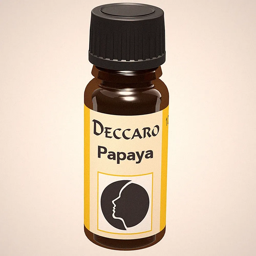 (595 EUR/l) DECCARO Aromaöl "Papaya" 10 ml Parfümöl Duftöl Raumduft