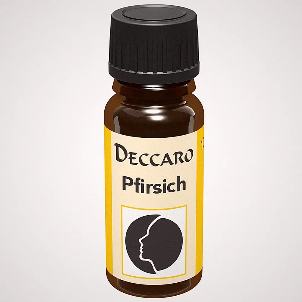 (595 EUR/l) DECCARO Aromaöl "Pfirsich" 10 ml Parfümöl Duftöl Raumduft