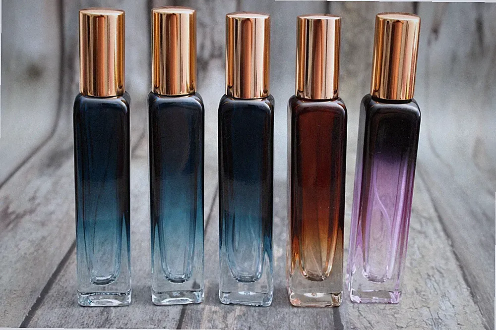 5x 15 ml Glas Parfümzerstäuber leer nachfüllbar