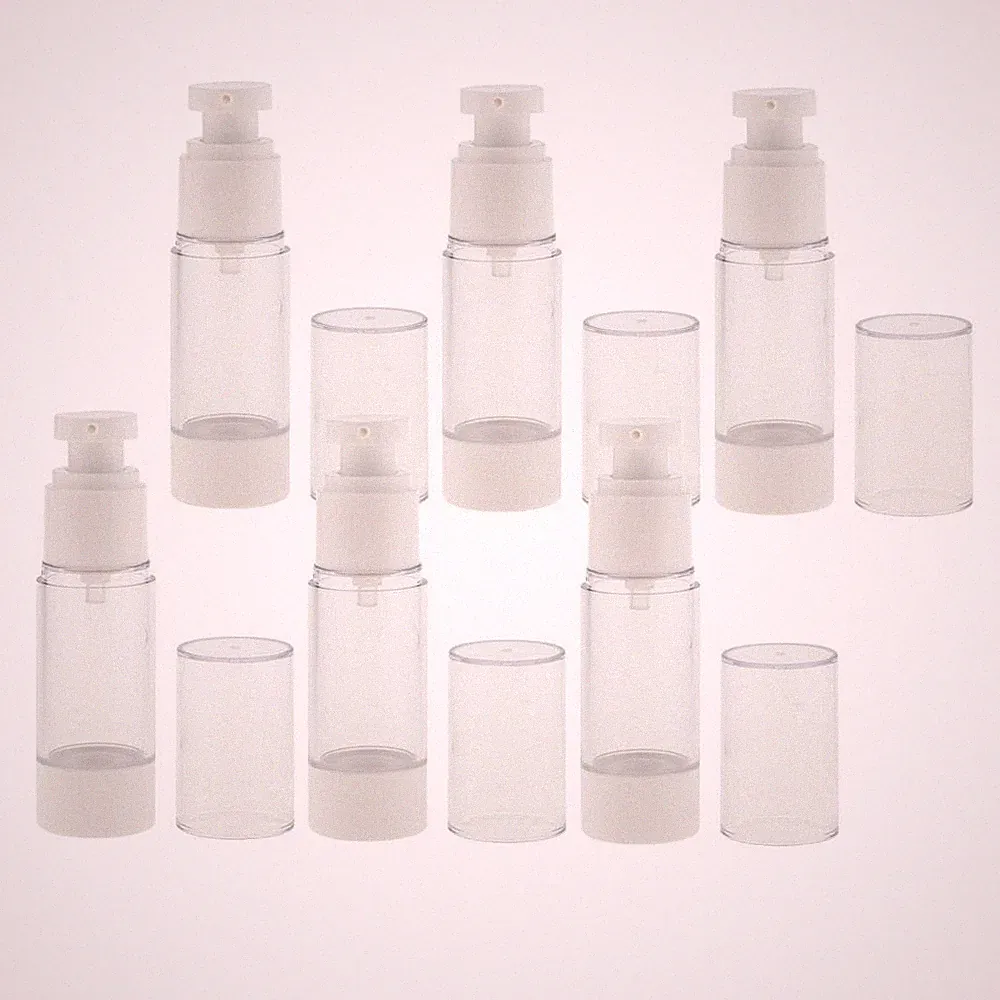6 Stück leere feuchtigkeitsspendende Vakuum Sprühflasche Parfüm Pumpe Zerstäuber 30ML