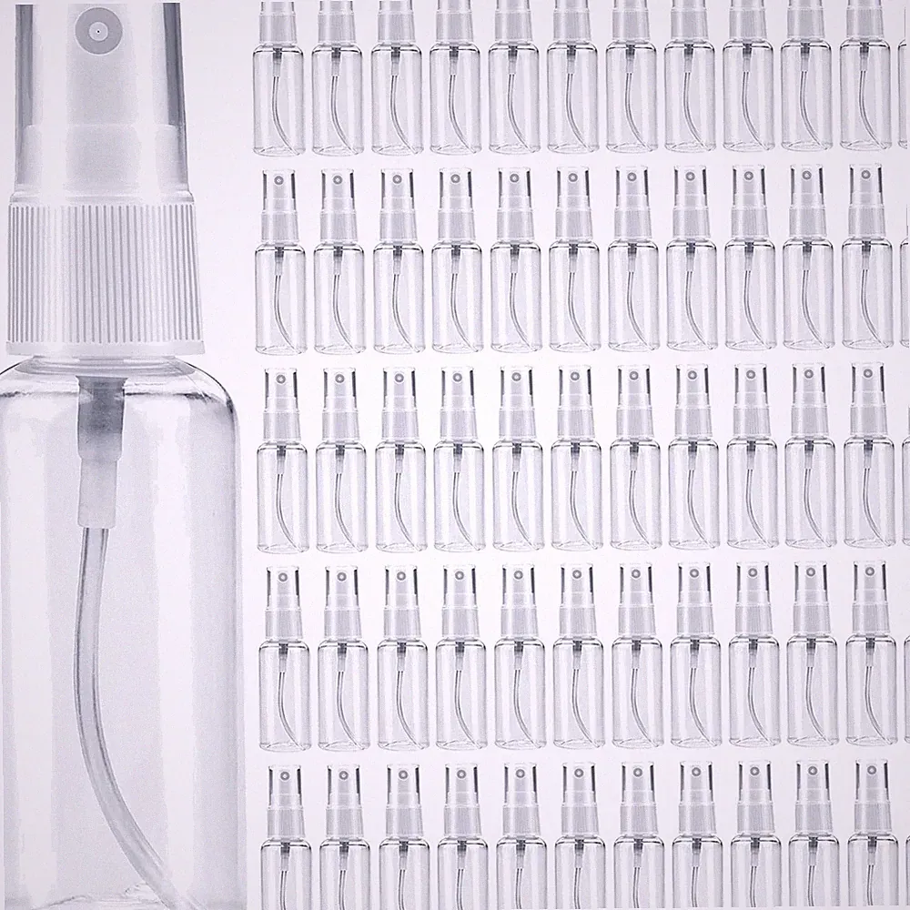 60 Stück Sprühflaschen Kleine 30ml Mini zum Plastik Befüllen Parfüm Zerstäube...