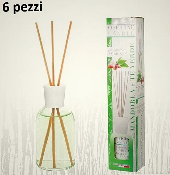 6er Set Duft Diffuser Aroma Raumduft Mandel Tee 125ml dfh