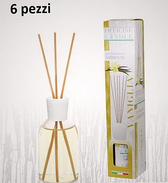 6er Set Duft Diffuser Aroma Raumduft Vanille 125ml dfh