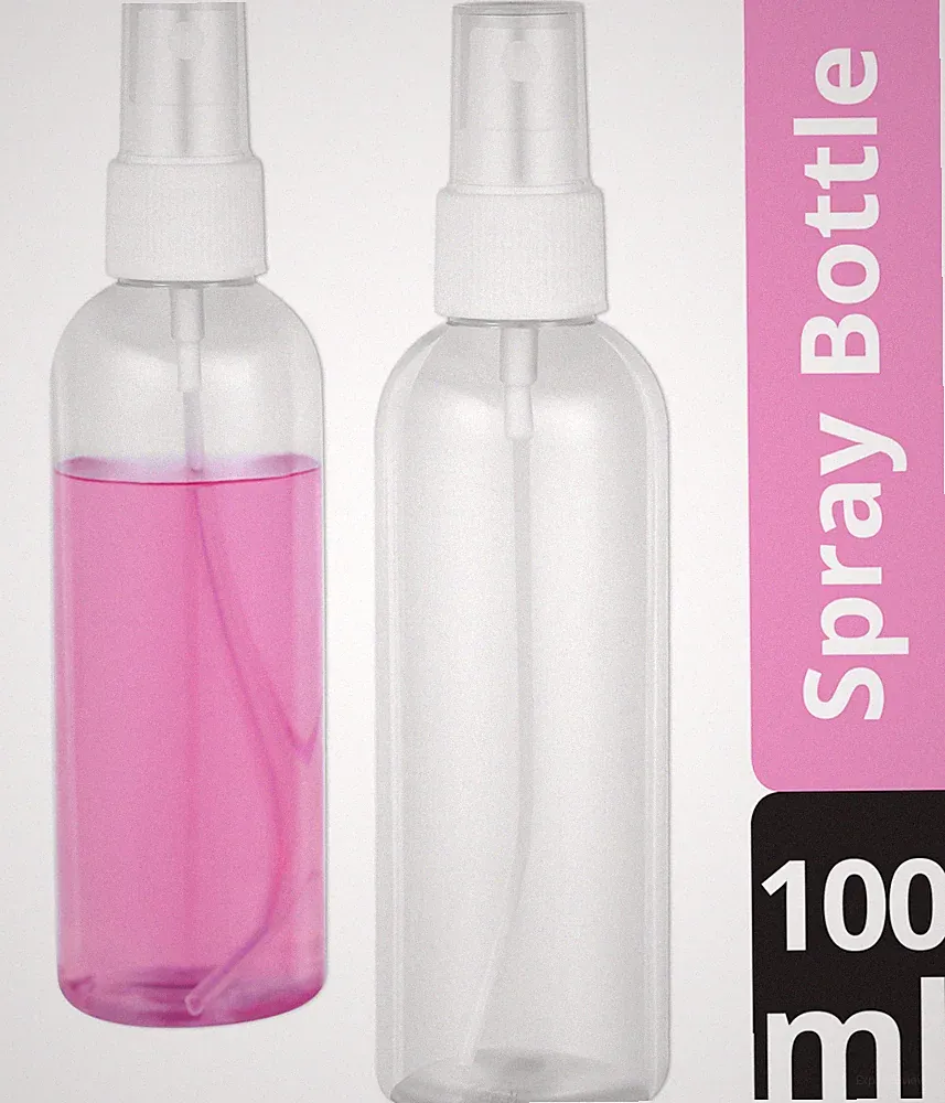 6x 100ml Sprühflasche Klein Zerstäuber Spray Parfüm Reise Nachfüllbar Leer 10cl