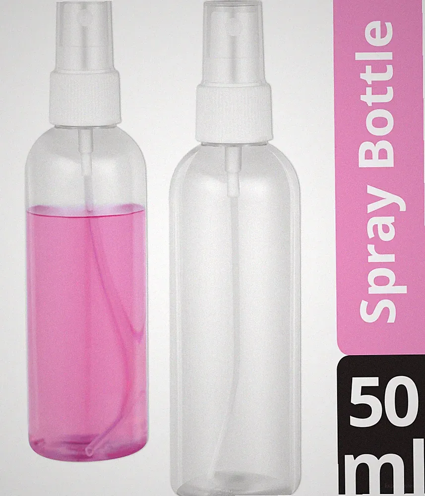 6x 50ml Sprühflasche Klein Mini Zerstäuber Spray Parfüm Reise Nachfüllbar Leer