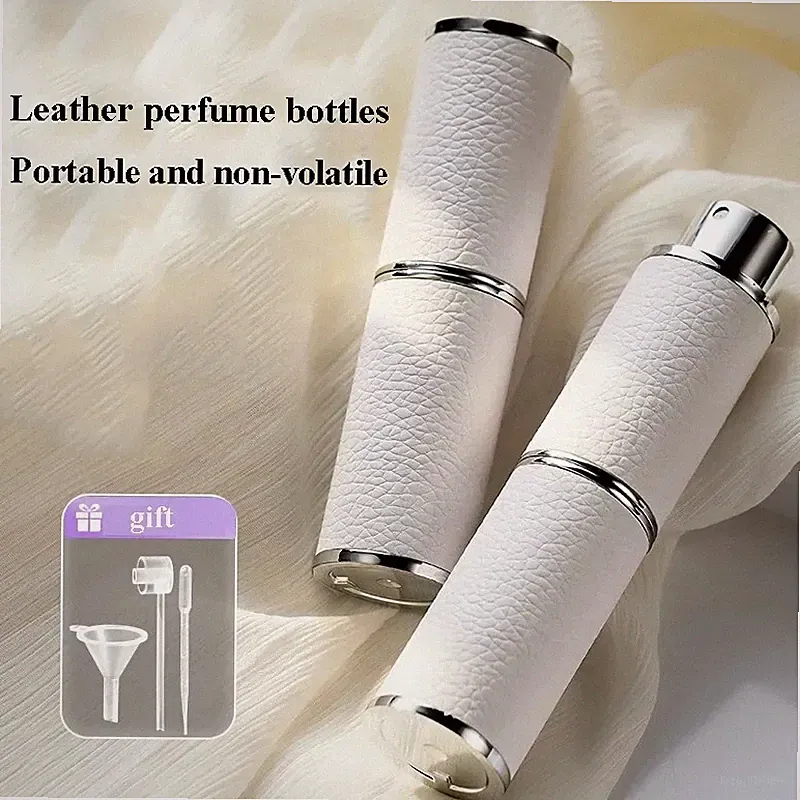 8 ml Parfümzerstäuber Leder nachfüllbar Mini-Sprühflasche Reise-Kosmetikbehälter