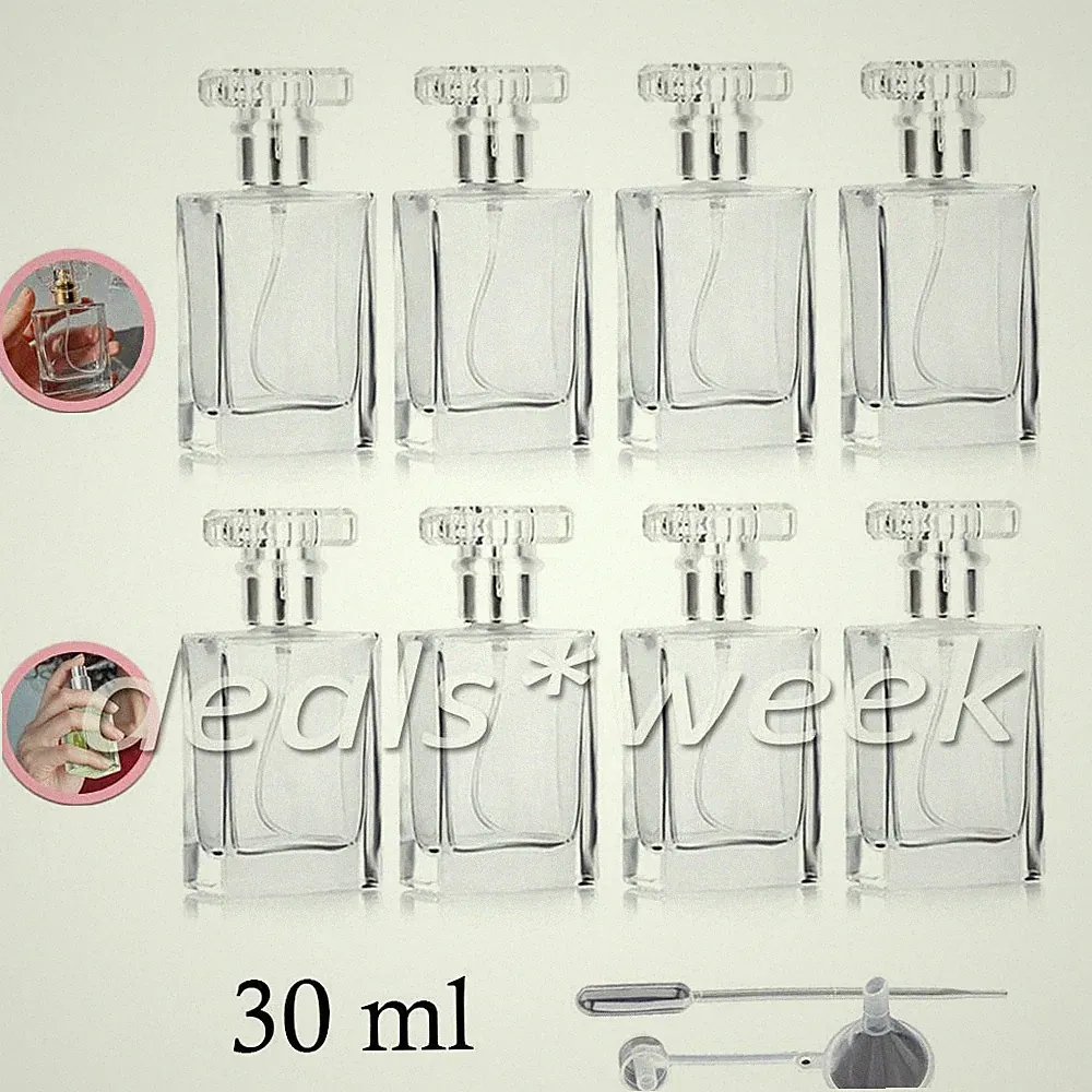 8 Stk Parfümzerstäuber Glas Flasche Leer 30ml Sprühflasche zum Befüllen